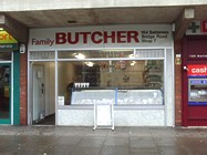 Battersea Family Butchers shopfront, 164 Battersea Bridge Road